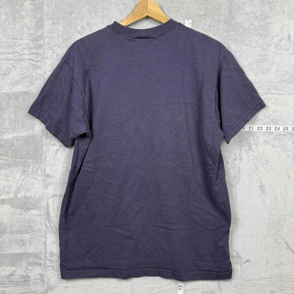 Vintage Levi’s Graphic Tee Size M Saturn Orbit Print Purple USA Retro Y2K 1990s - Picture 4 of 6